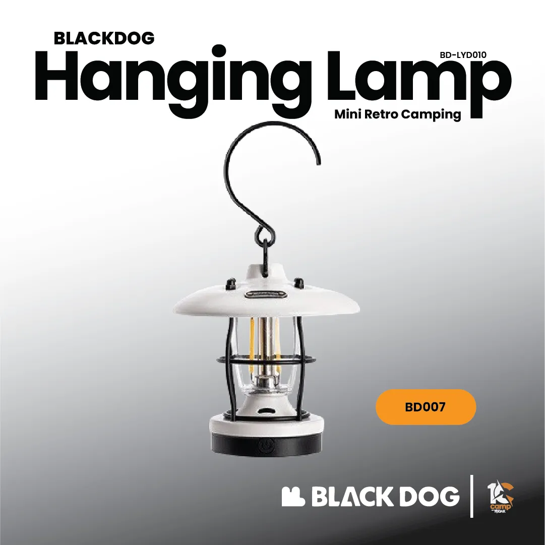 Lampu Gantung Camping Mini Retro Blackdog BD-LYD010