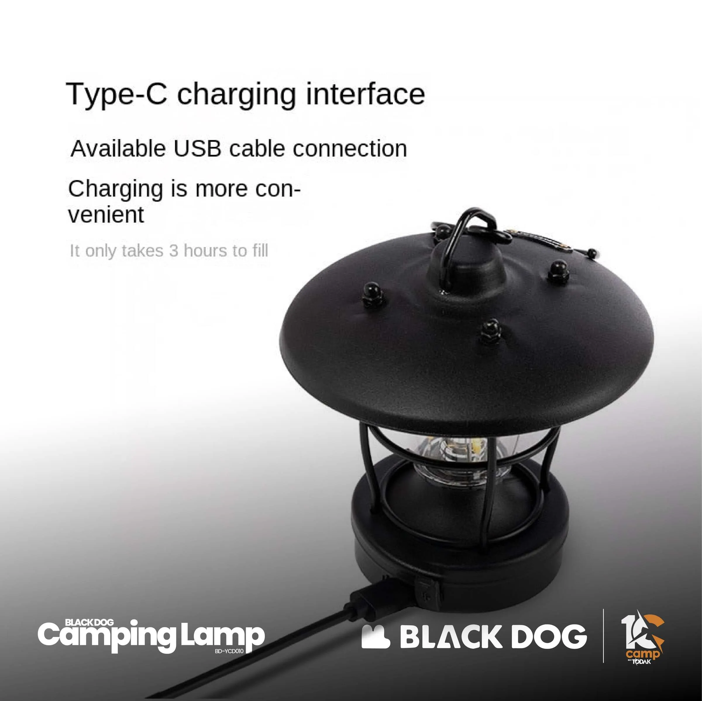 Lampu Gantung Camping Mini Retro Blackdog BD-LYD010