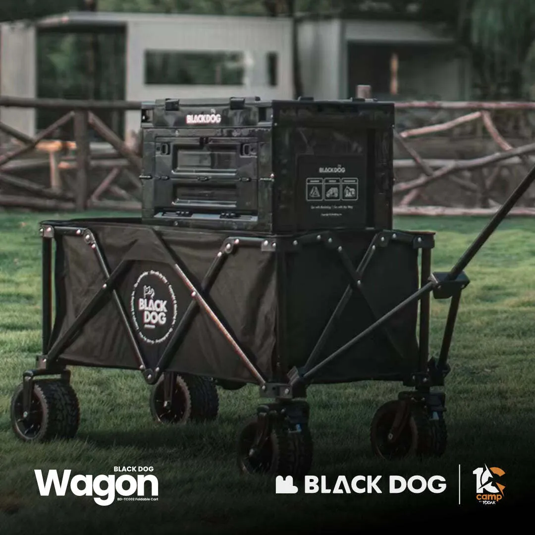 Troli Camping Lipat 4-Arah Blackdog 150L