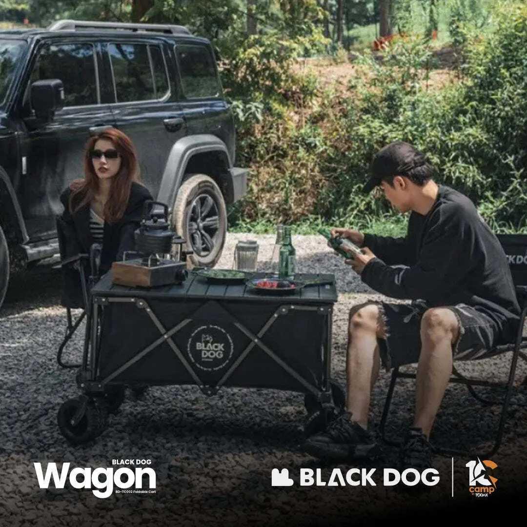 Troli Camping Lipat 4-Arah Blackdog 150L