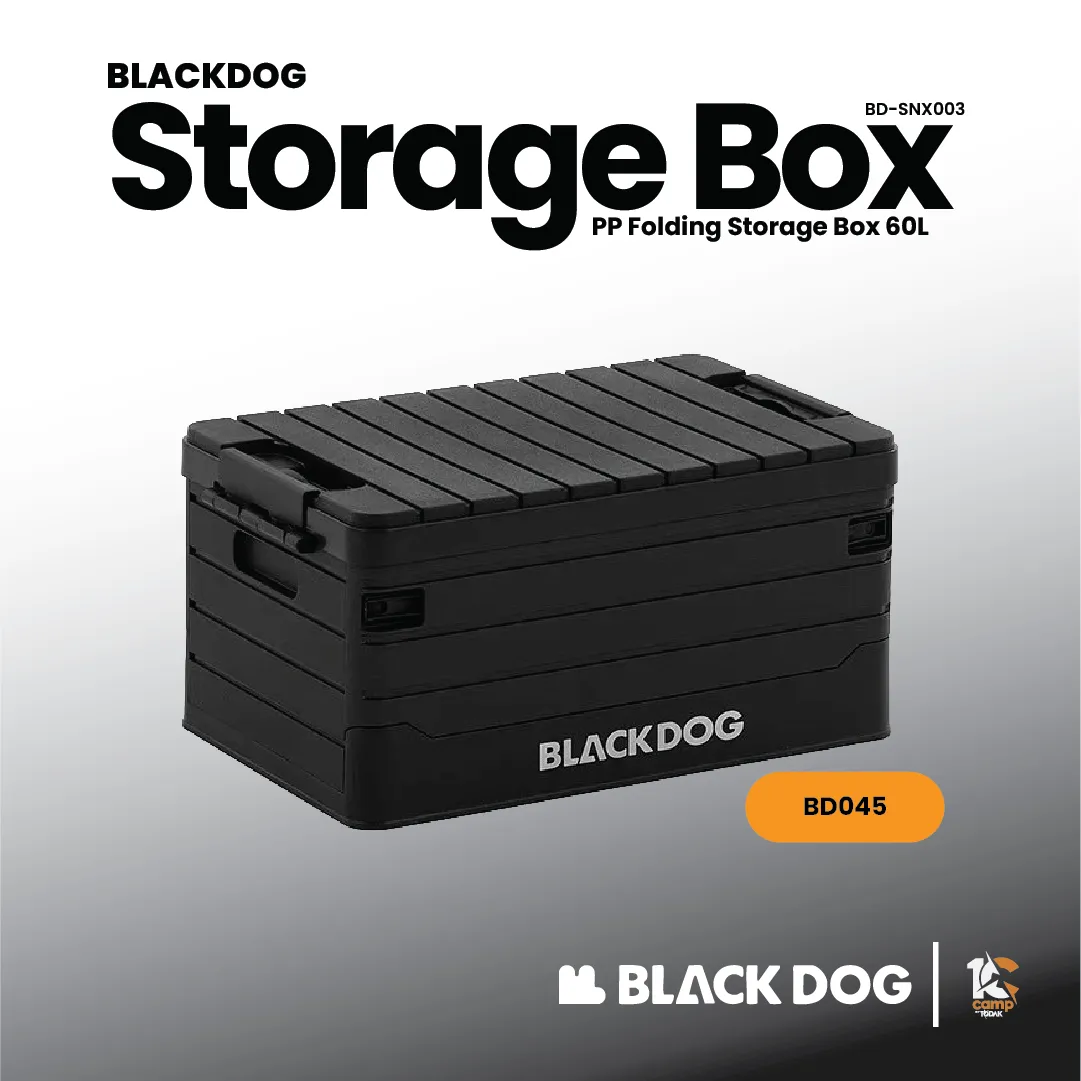 Kotak Simpanan Lipat PP Blackdog 60L