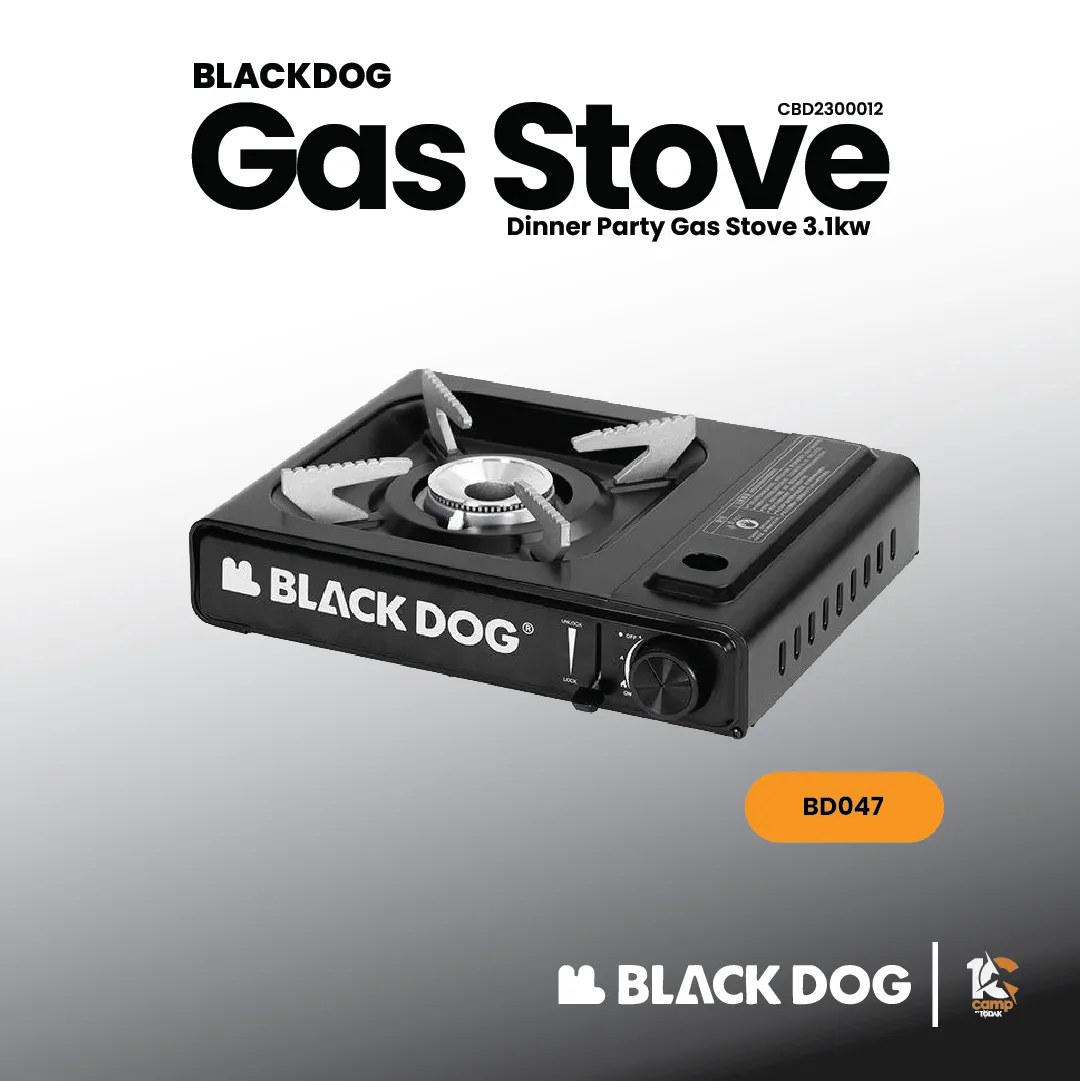 Dapur Gas Camping Blackdog Dinner Party 3.1kW
