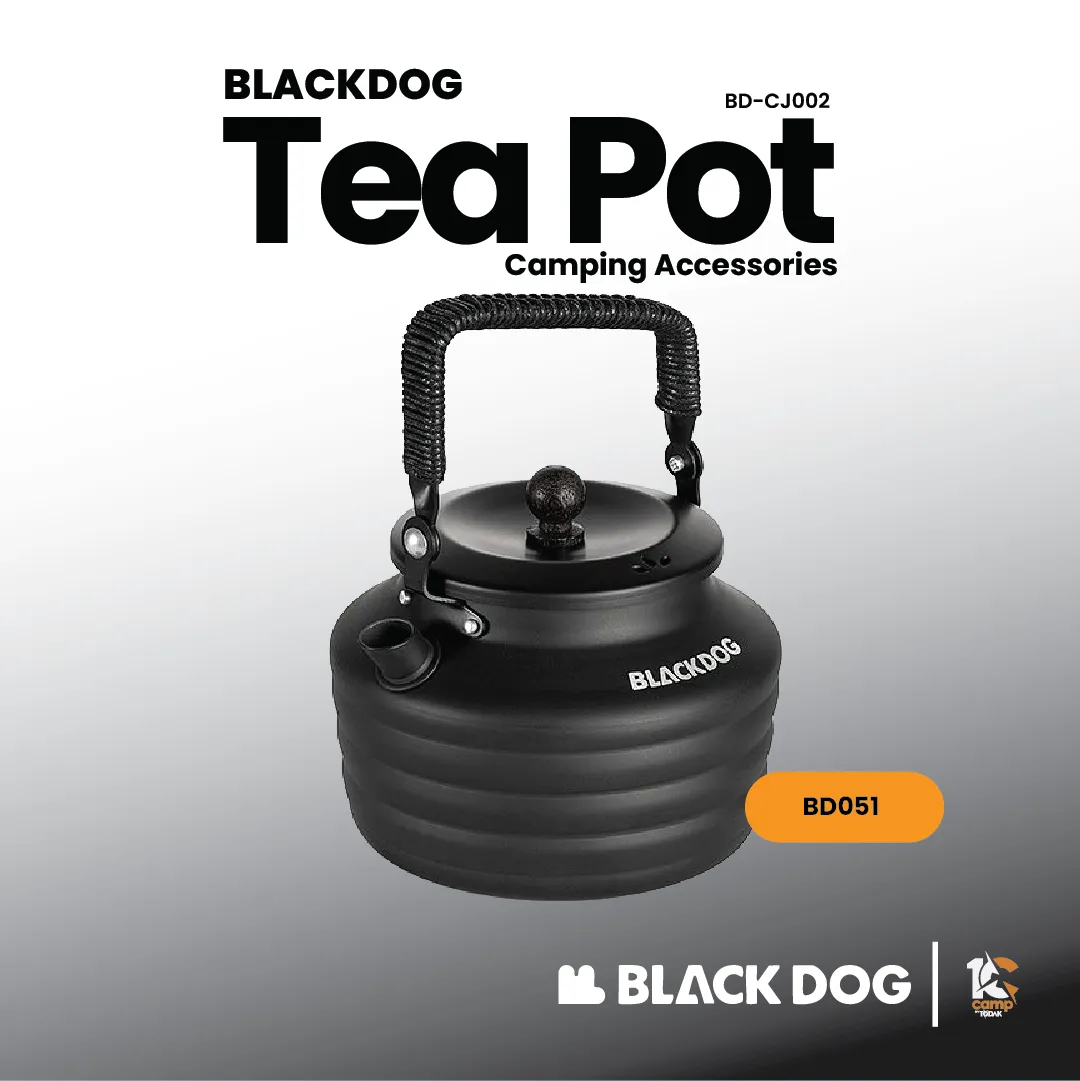 Cerek Camping Blackdog Tea Pot BD-CJ002