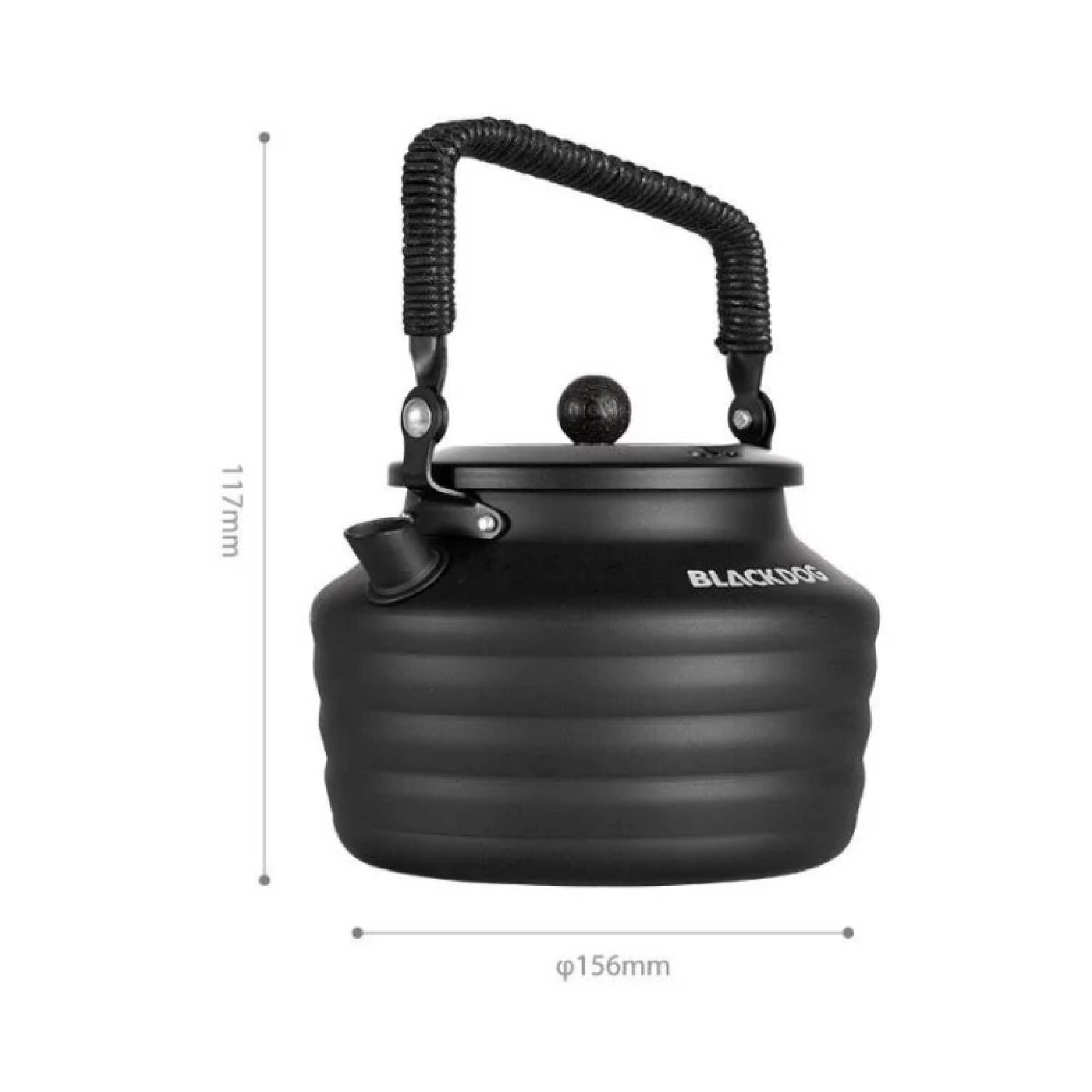 Cerek Camping Blackdog Tea Pot BD-CJ002