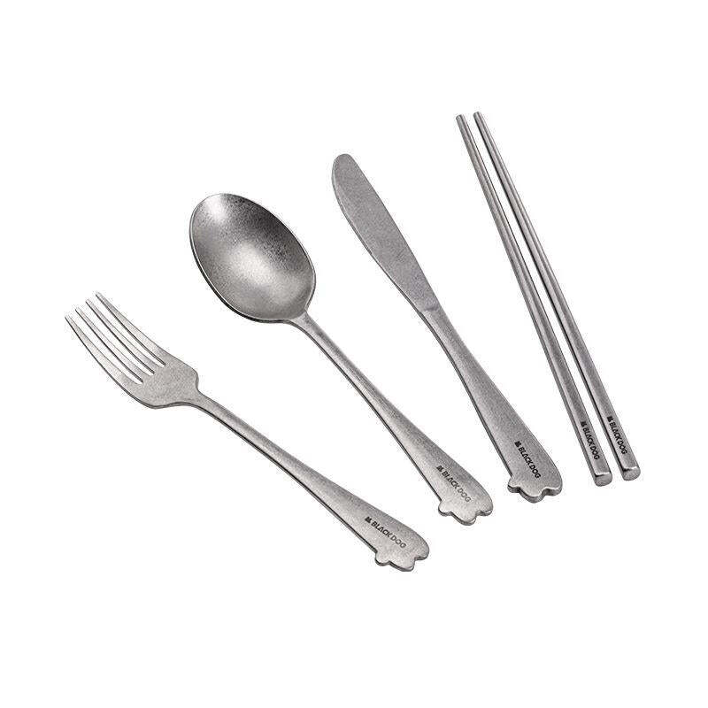 Set Pinggan Mangkuk Stainless Steel Blackdog BD-CJ007