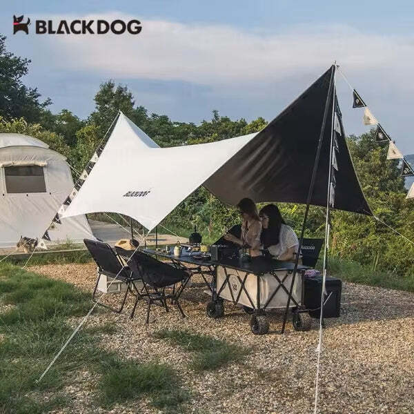Flysheet Hexagon Silver Coated Blackdog 550×293cm