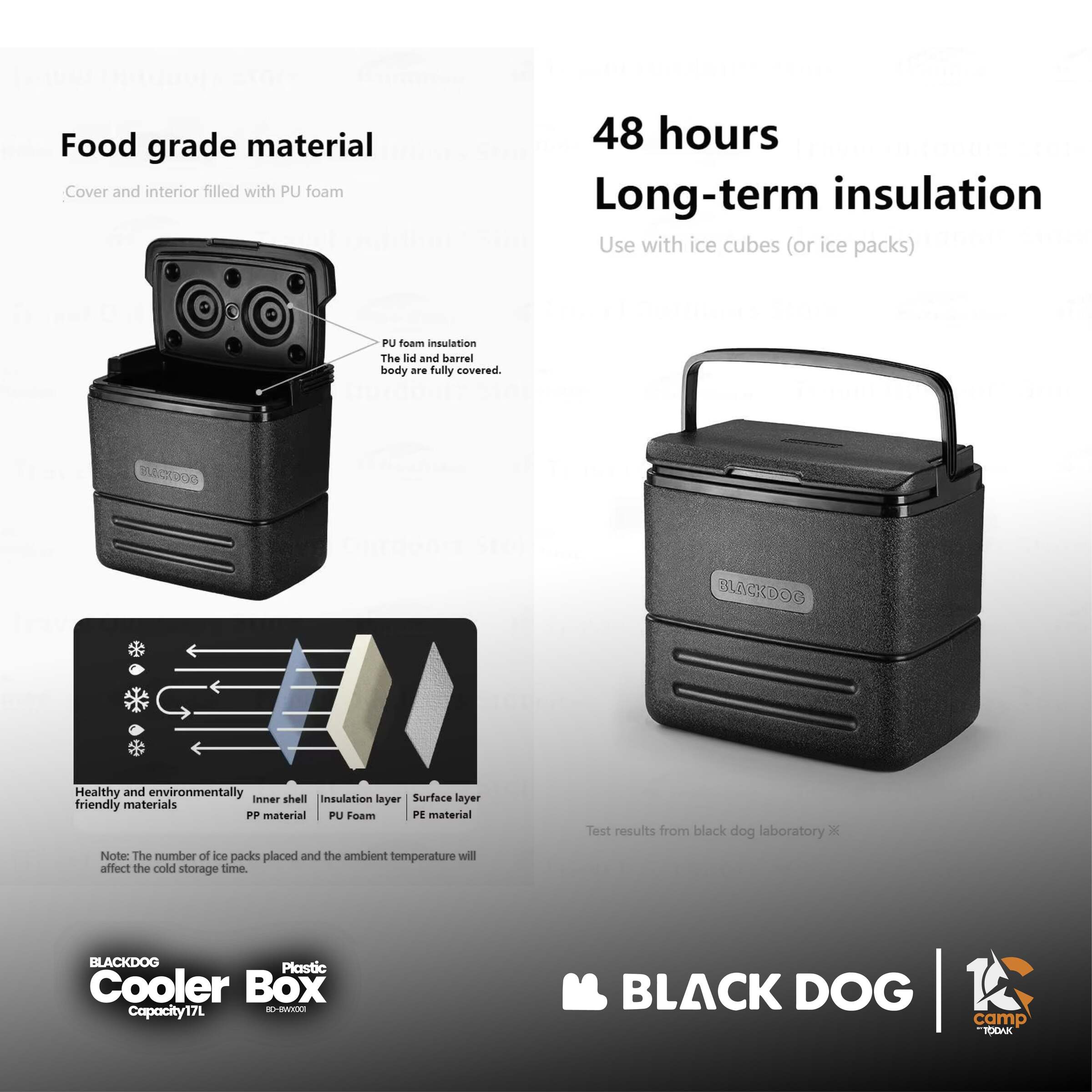 Cooler Box Plastik Blackdog 17L