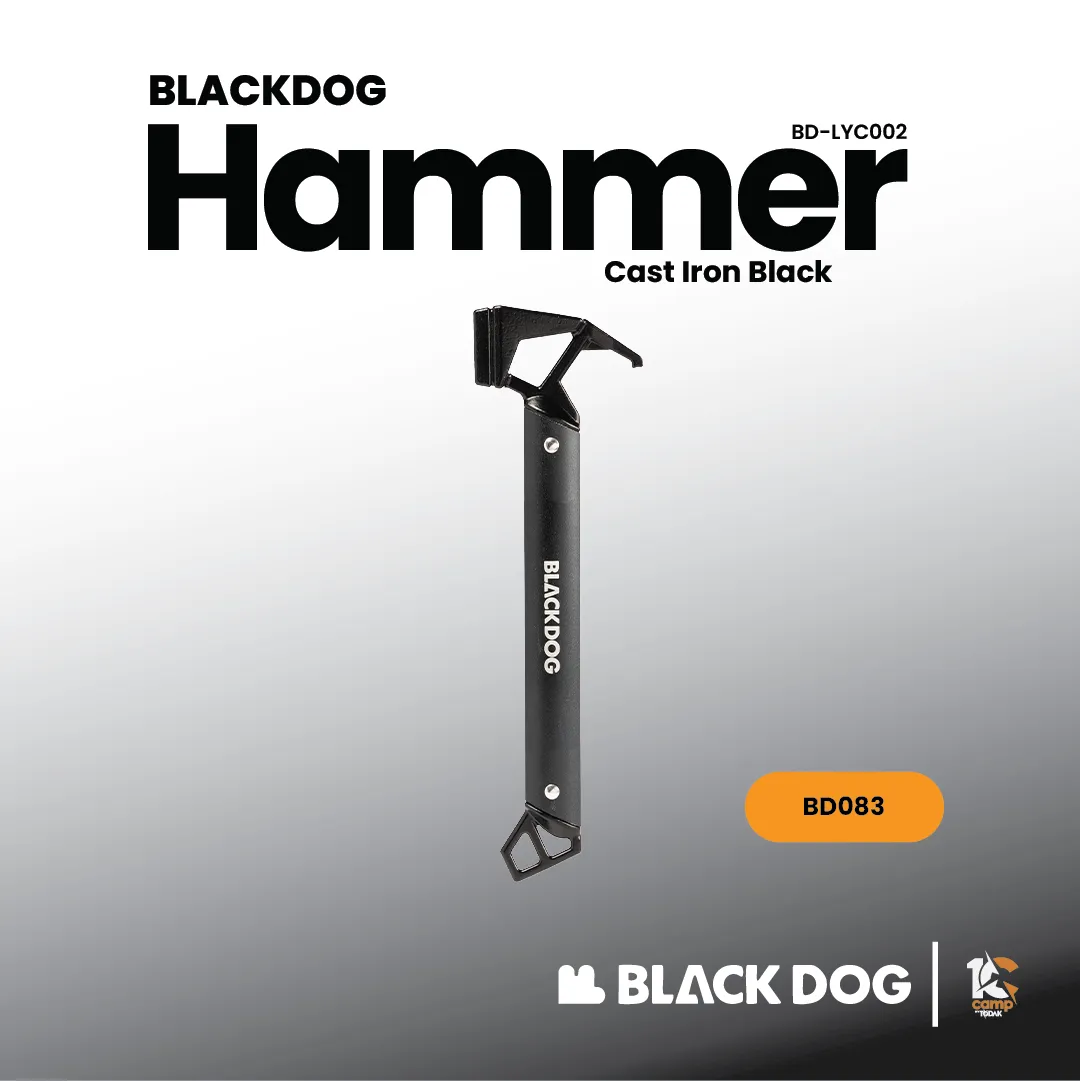 Tukul Camping Besi Tuang Blackdog BD-LYC002