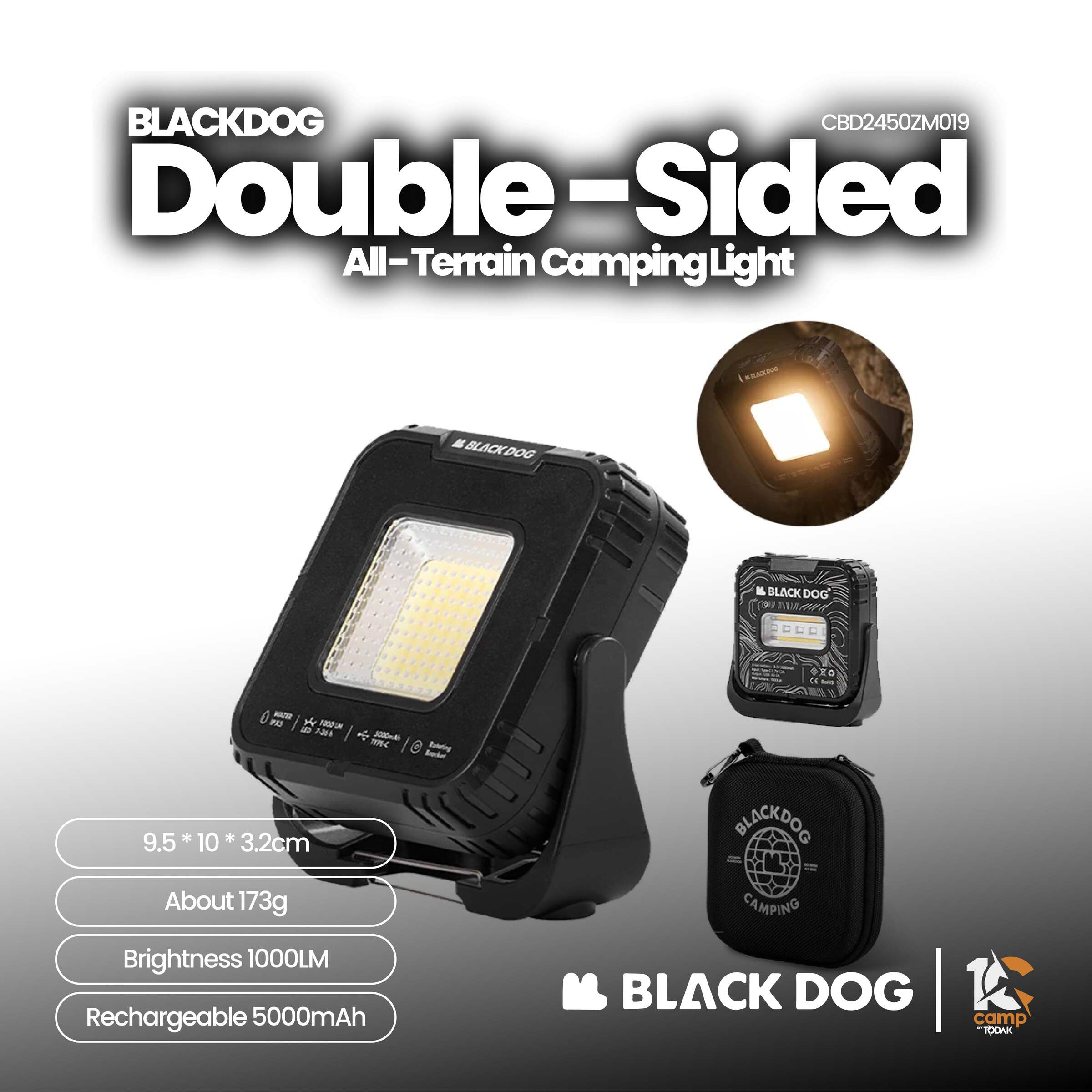 Lampu Camping Dua Muka Blackdog All-Terrain