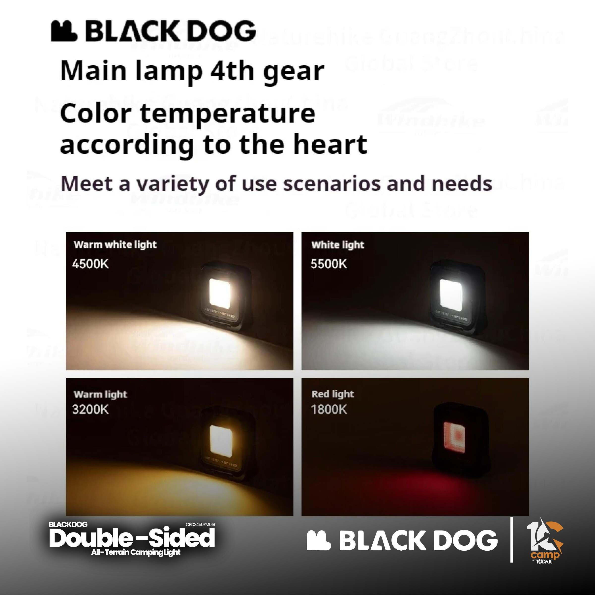 Lampu Camping Dua Muka Blackdog All-Terrain