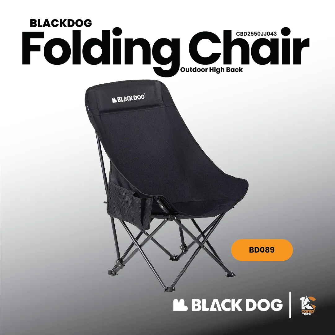 Kerusi Lipat High Back Blackdog Floating Moon