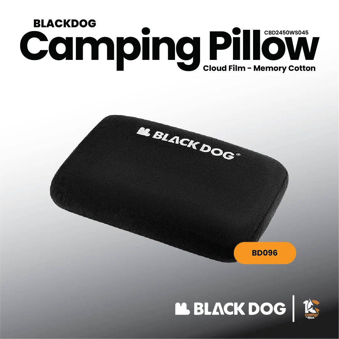 Bantal Camping Memory Foam Blackdog Cloud Film