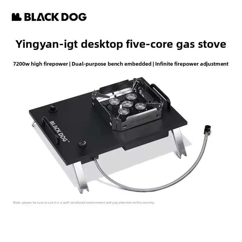 Dapur Gas IGT 5-Teras Blackdog Comet Flame 7200W