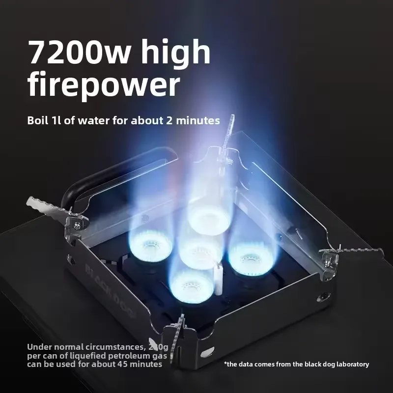 Dapur Gas IGT 5-Teras Blackdog Comet Flame 7200W
