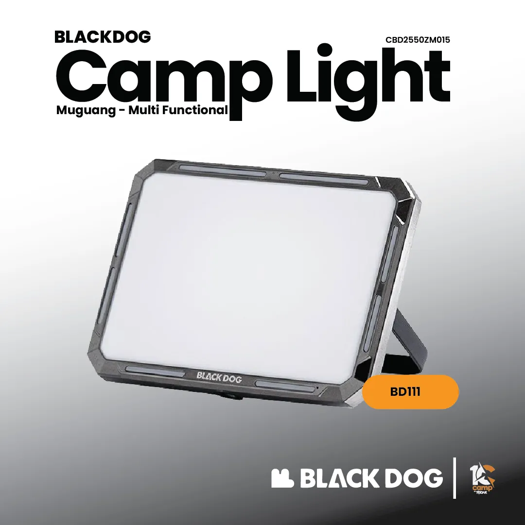 Lampu Camping Multifungsi Blackdog Muguang 4000mAh