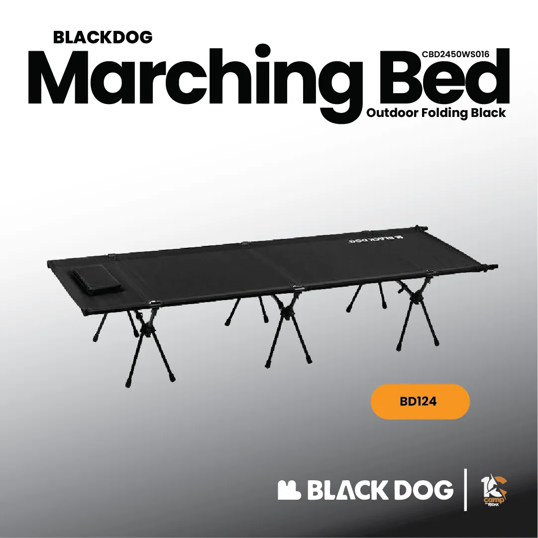 Katil Lipat Camping Blackdog