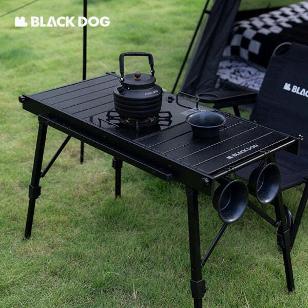 Meja IGT Lipat Boleh Laras Blackdog