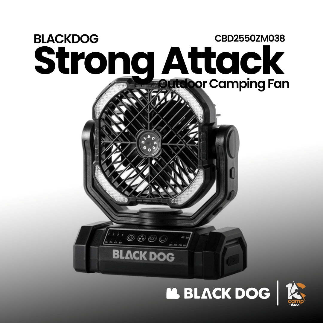 Kipas Camping Outdoor Blackdog Strong Attack