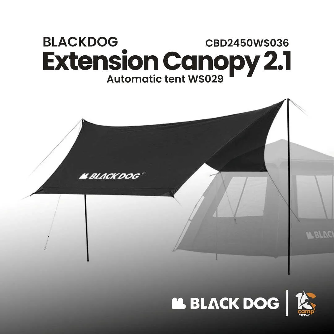 Kanopi Sambungan Khemah Automatik Blackdog 2.1