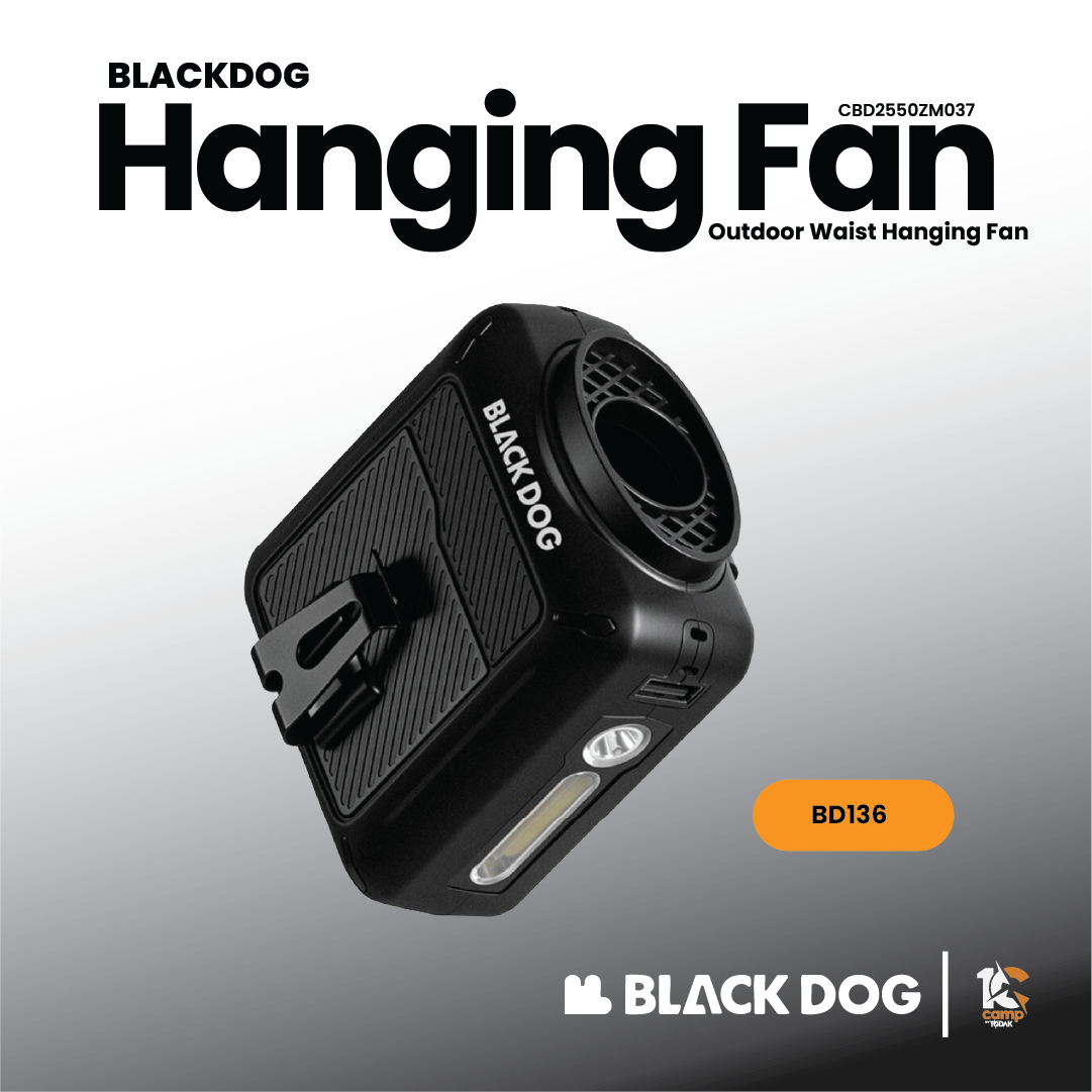 Kipas Pinggang Outdoor Blackdog