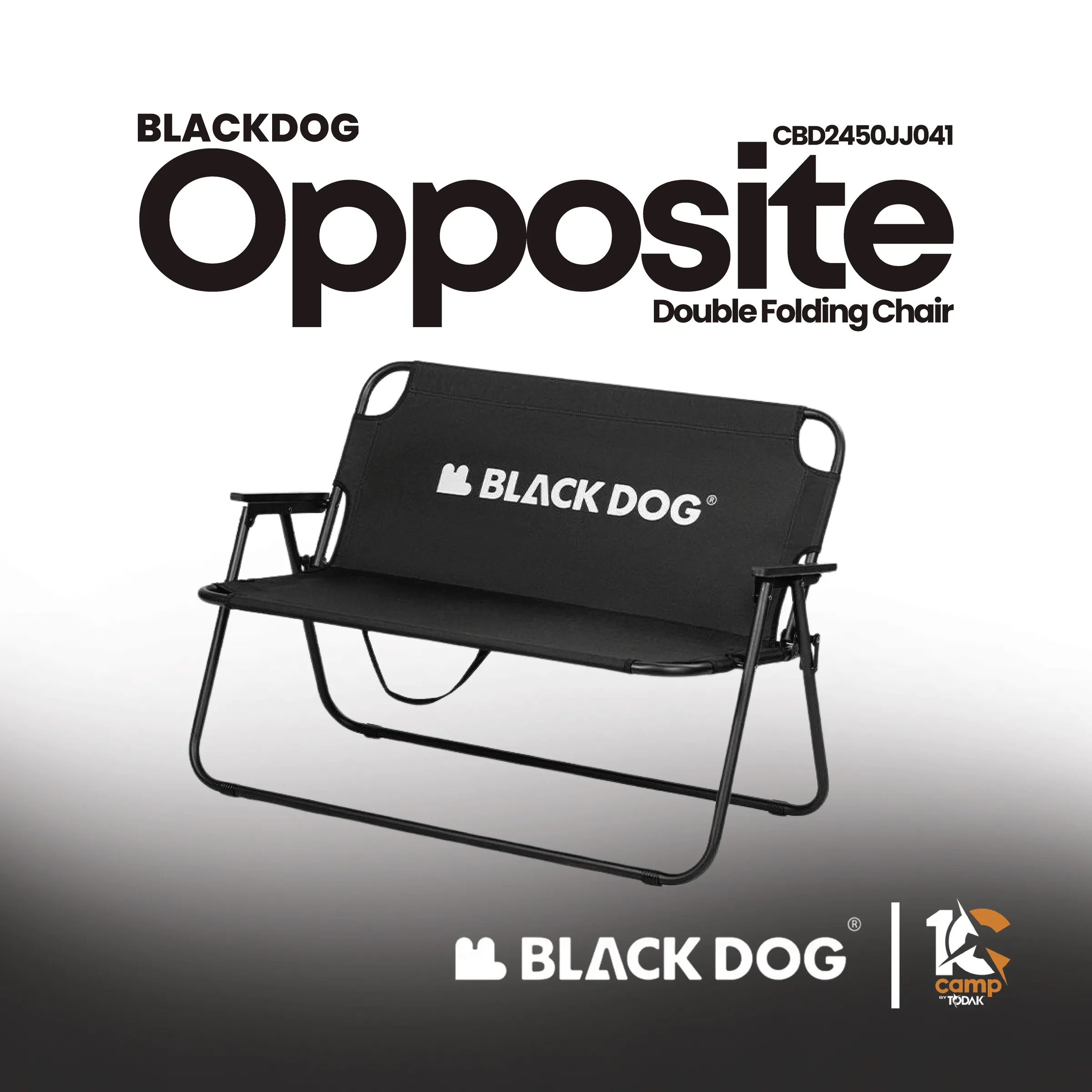 Kerusi Lipat Double Blackdog Opposite