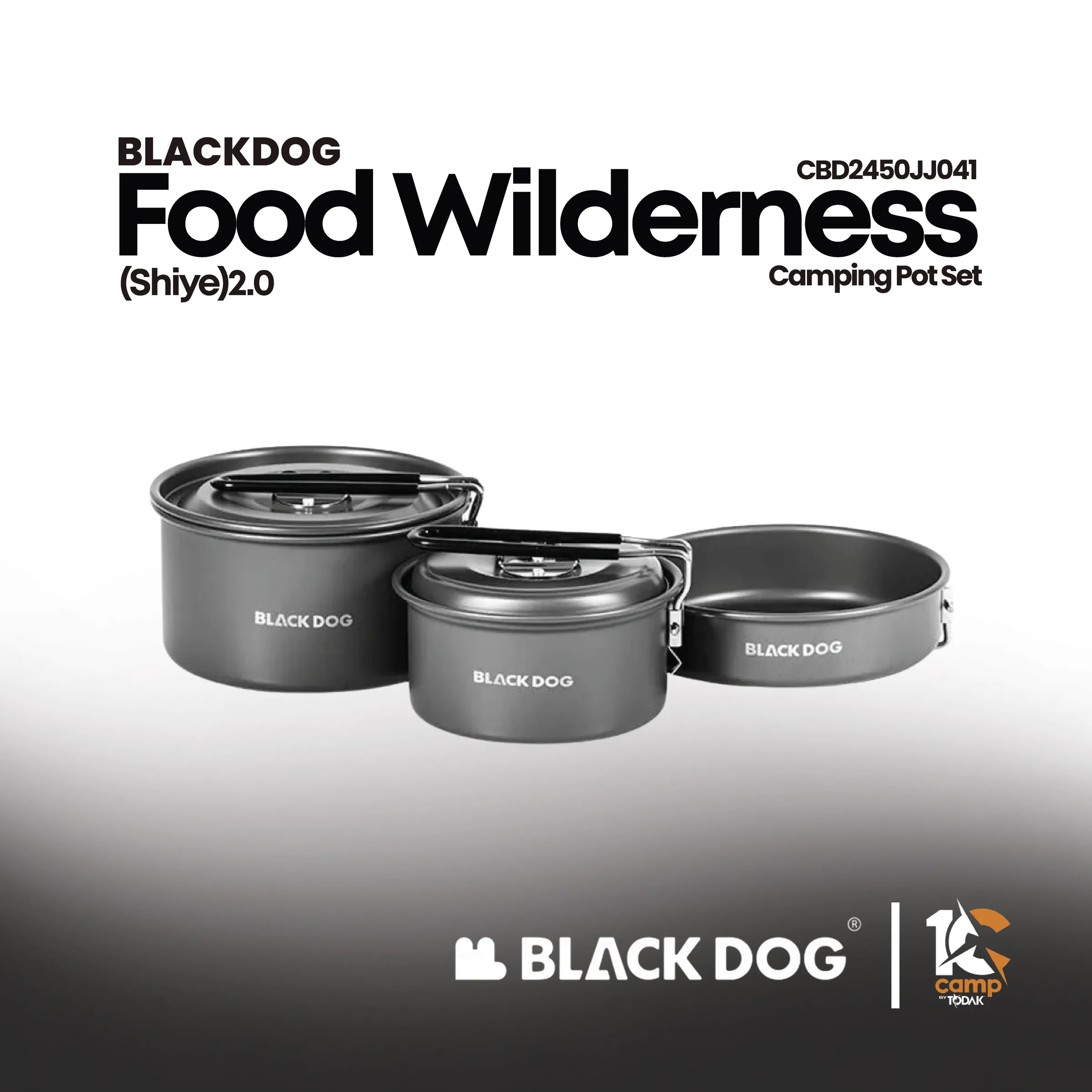 Set Periuk Camping Blackdog Food Wilderness 2.0