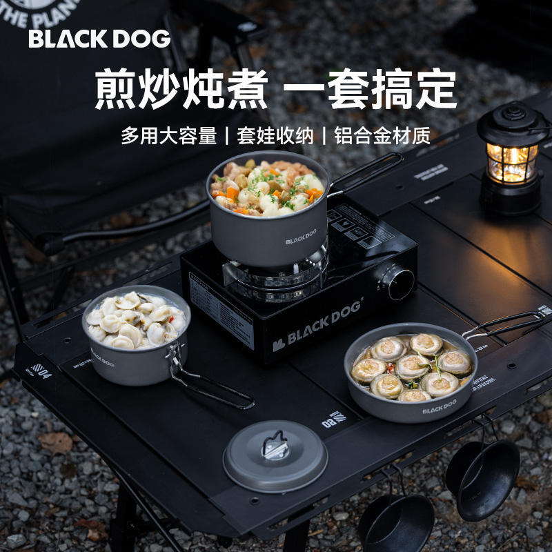 Set Periuk Camping Blackdog Food Wilderness 2.0