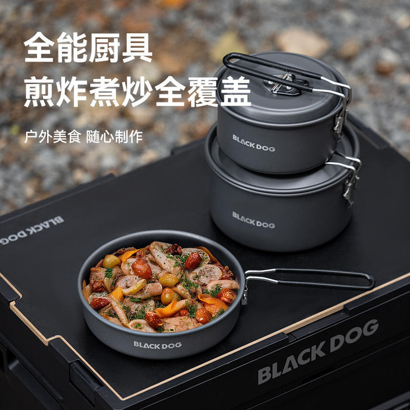 Set Periuk Camping Blackdog Food Wilderness 2.0