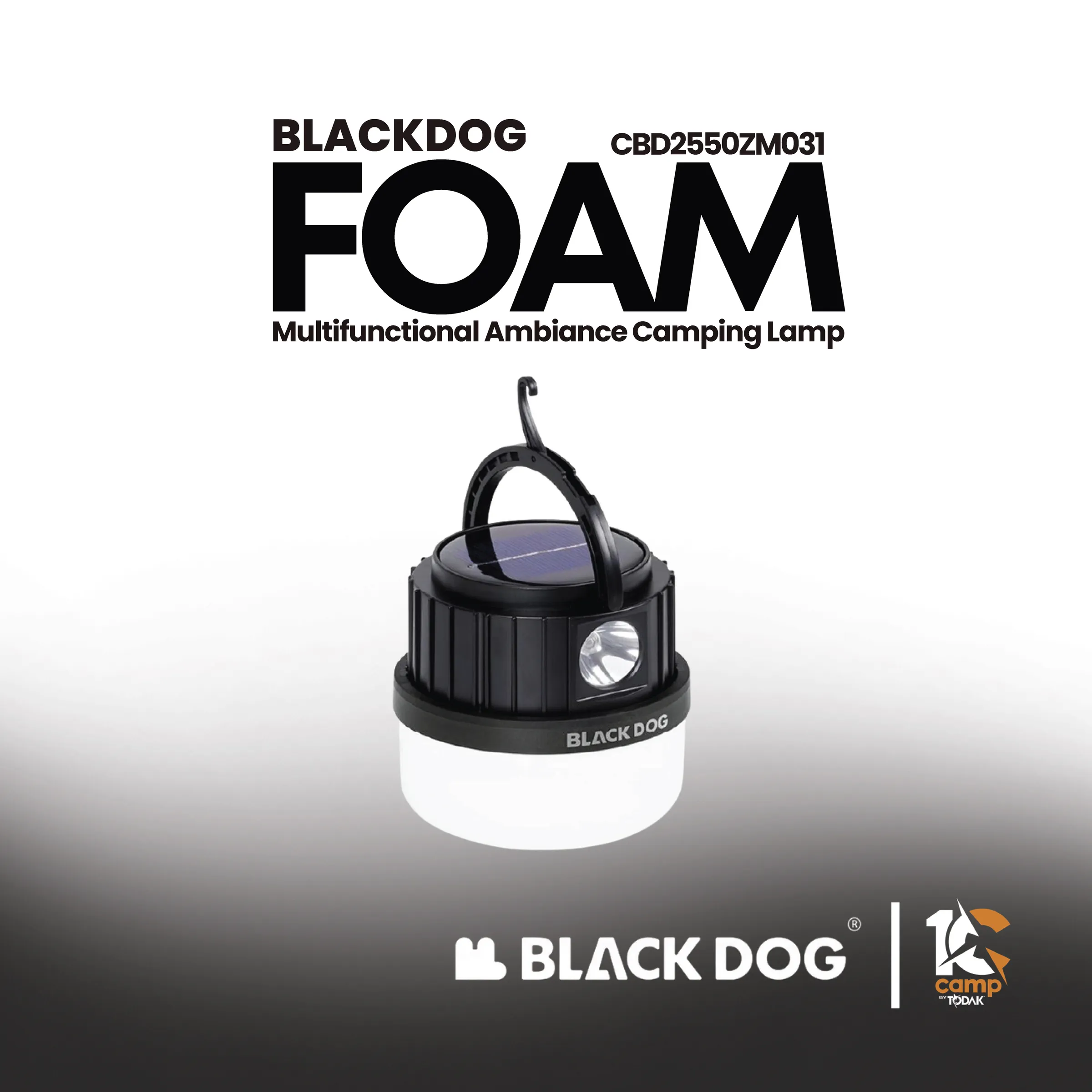 Lampu Camping Multifungsi Blackdog Foam