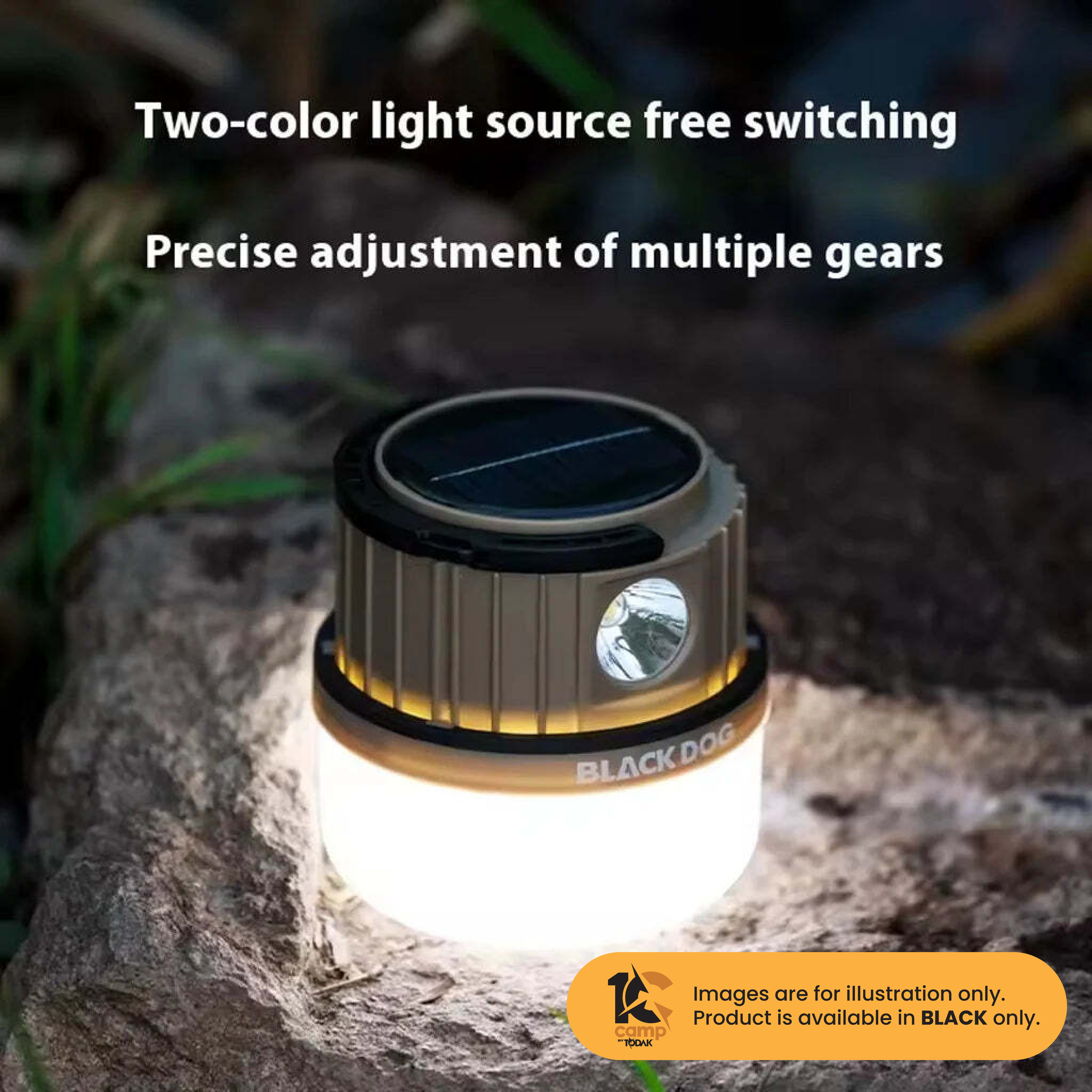 Lampu Camping Multifungsi Blackdog Foam
