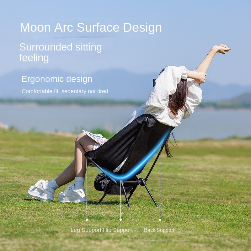 BLACKDOG CBD2550JJ021 - Lunar Arc Base Single Pole Moon Chair