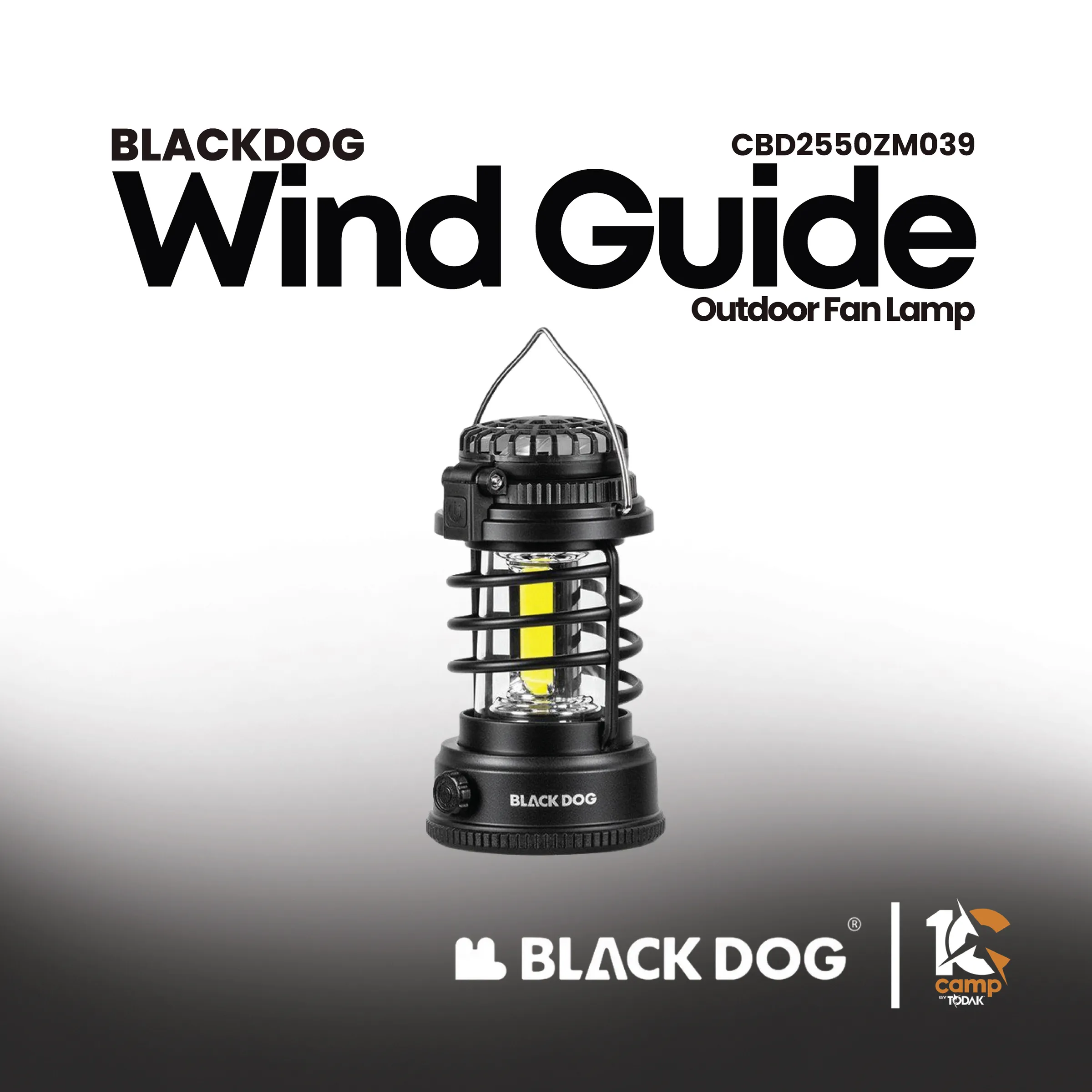 Lampu Kipas Outdoor Blackdog Fengyin Wind Guide