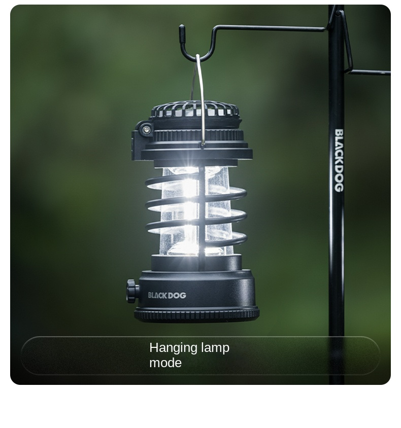 Lampu Kipas Outdoor Blackdog Fengyin Wind Guide