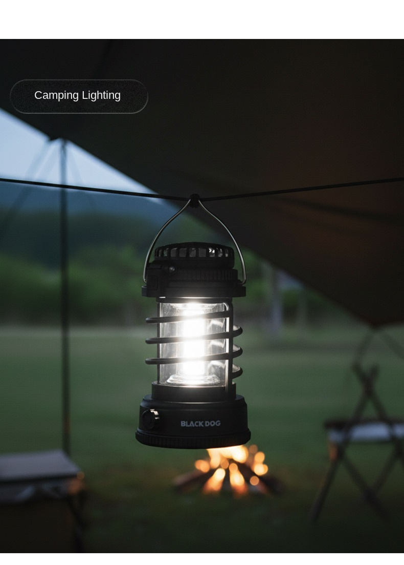 Lampu Kipas Outdoor Blackdog Fengyin Wind Guide