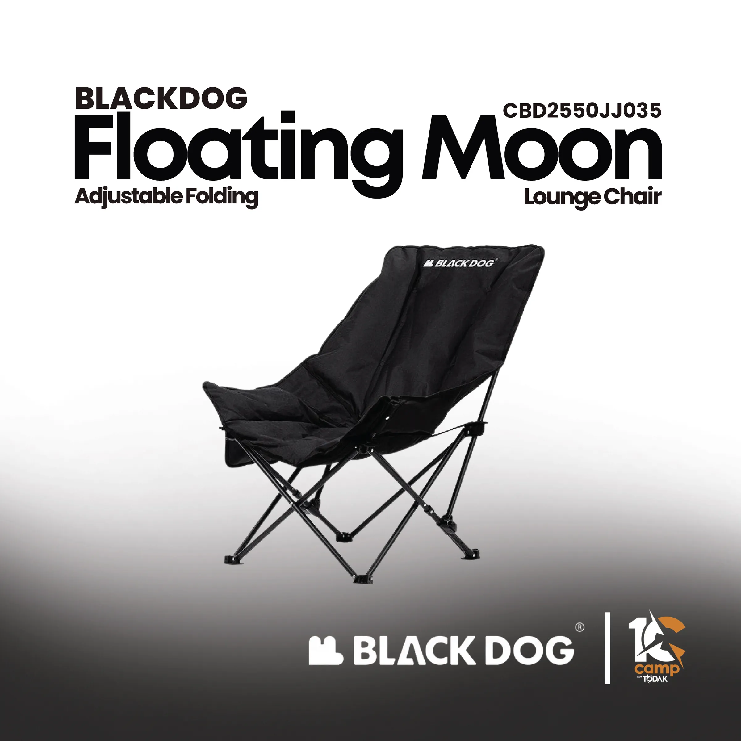 BLACKDOG CBD2550JJ035 - Floating Moon UC (Fuyue UC) - Adjustable Folding Lounge Chair
