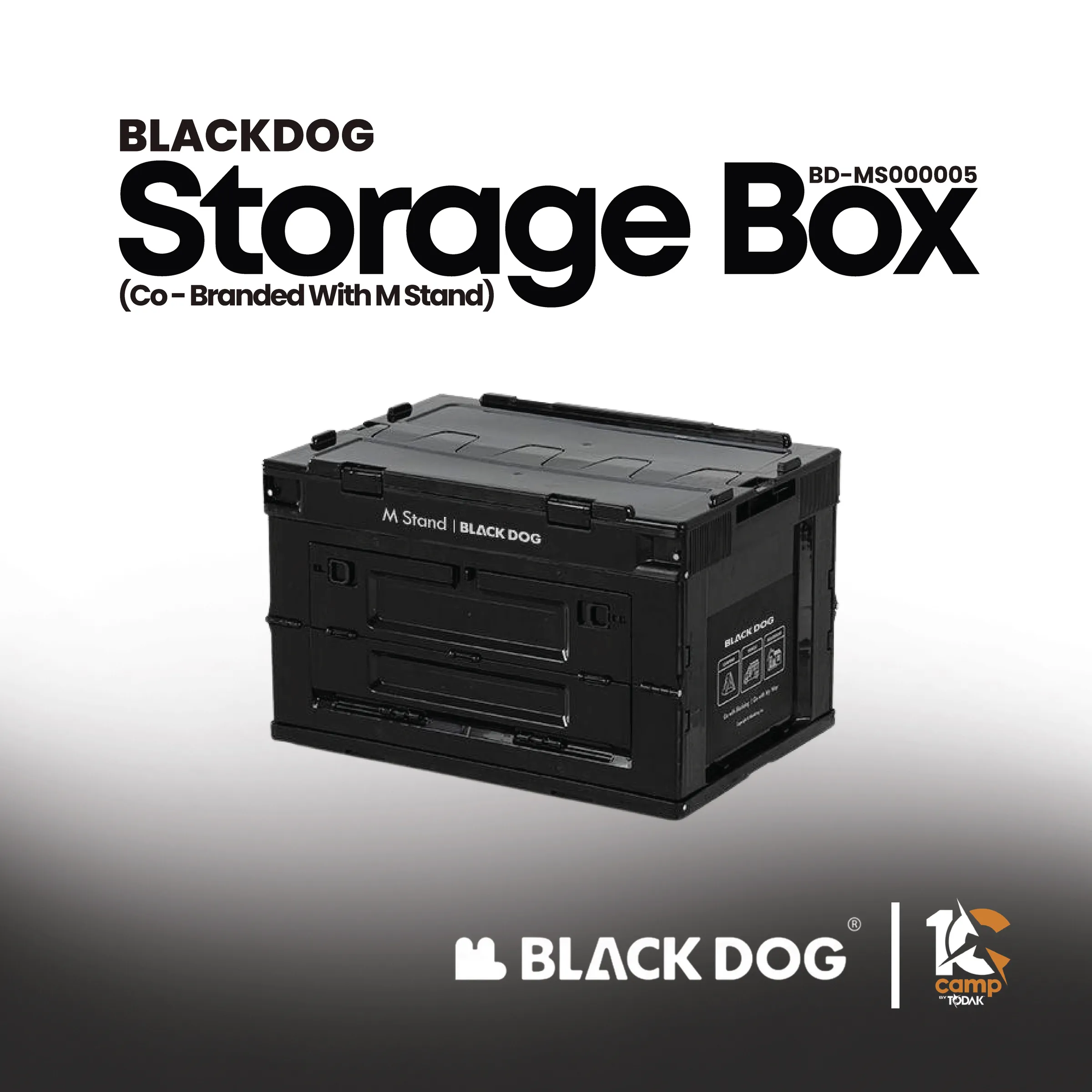 Kotak Simpanan Lipat Blackdog × M Stand