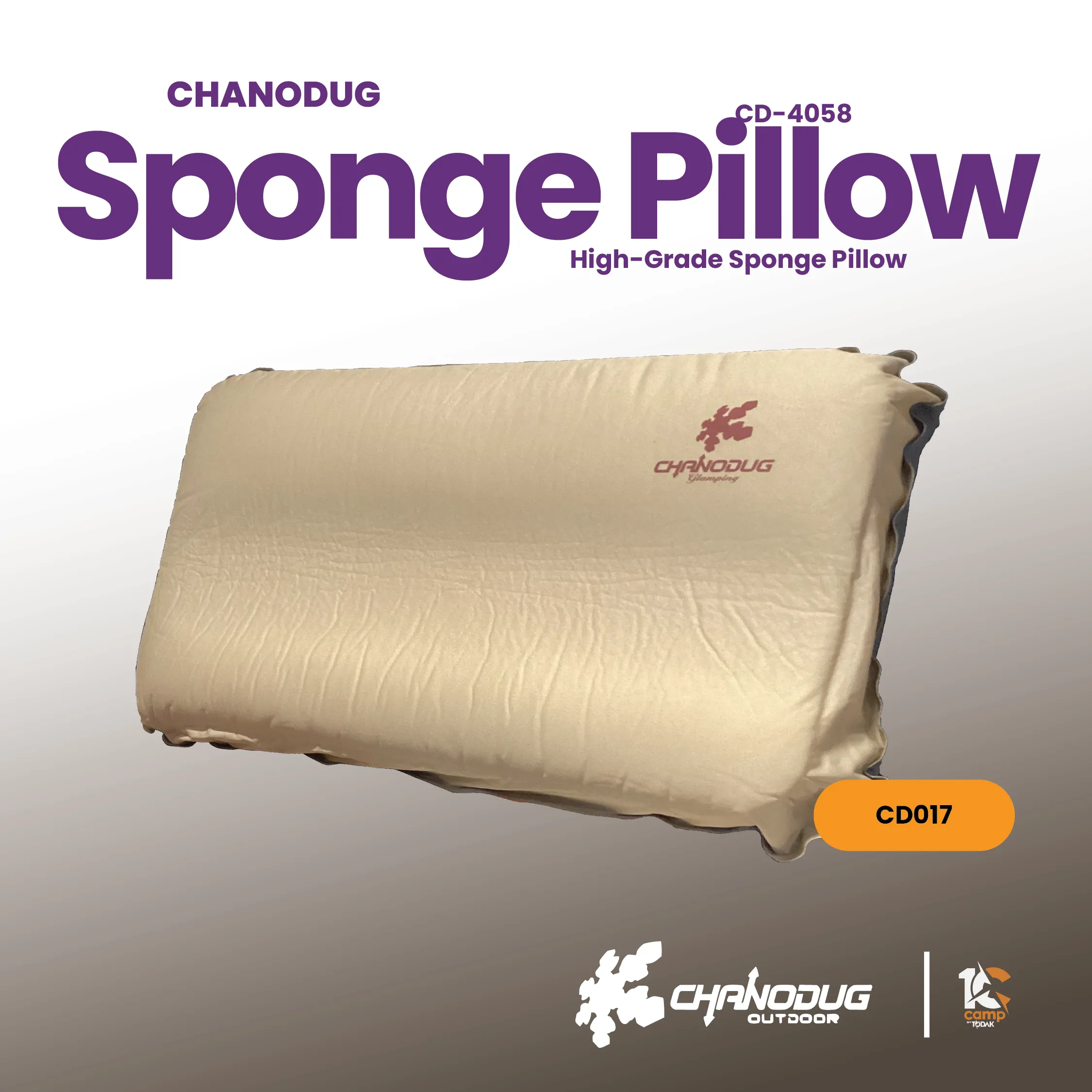 Bantal Camping Span Gred Tinggi Chanodug CD-4058