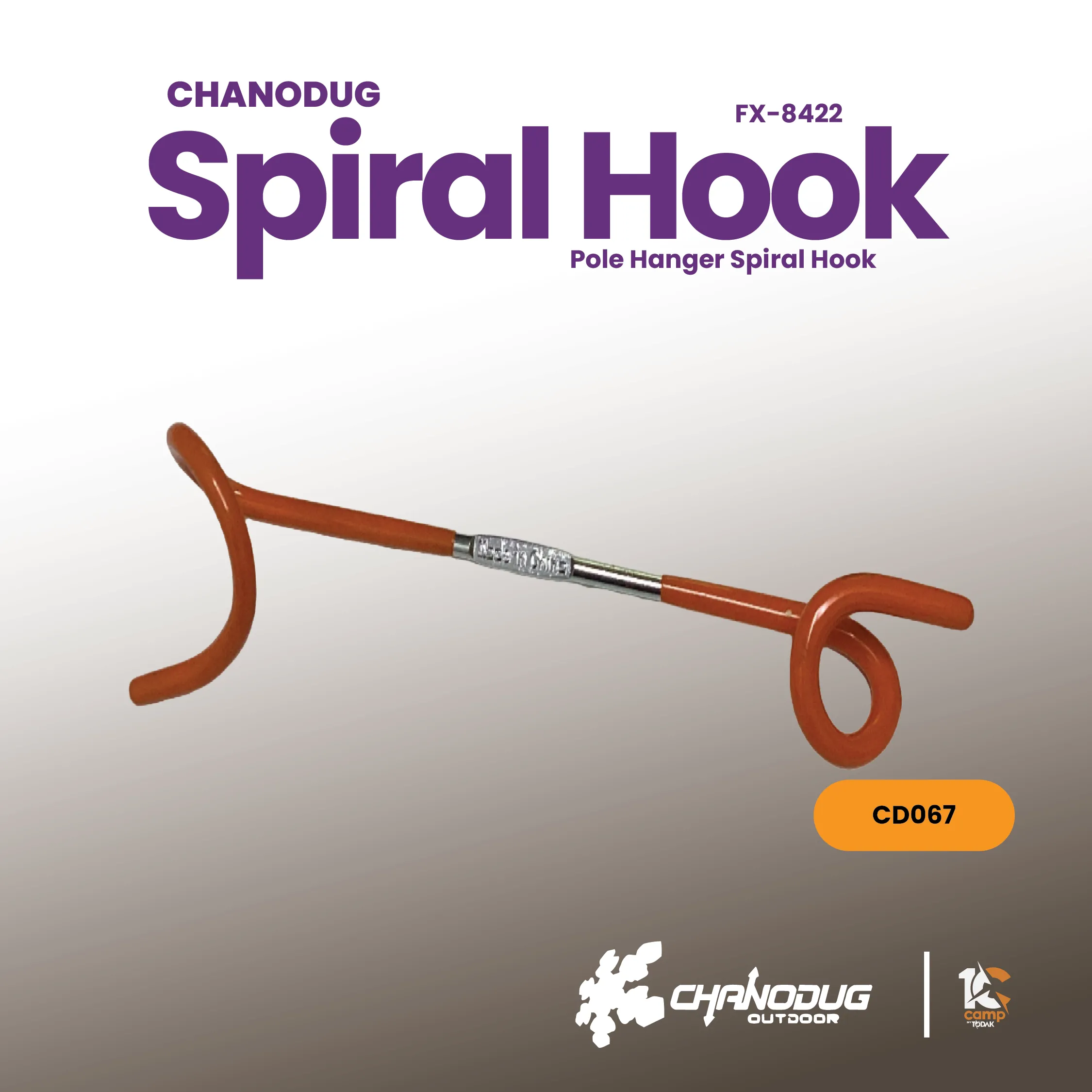 Cangkuk Spiral Pole Hanger Chanodug FX-8422
