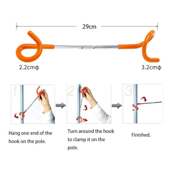 Cangkuk Spiral Pole Hanger Chanodug FX-8422