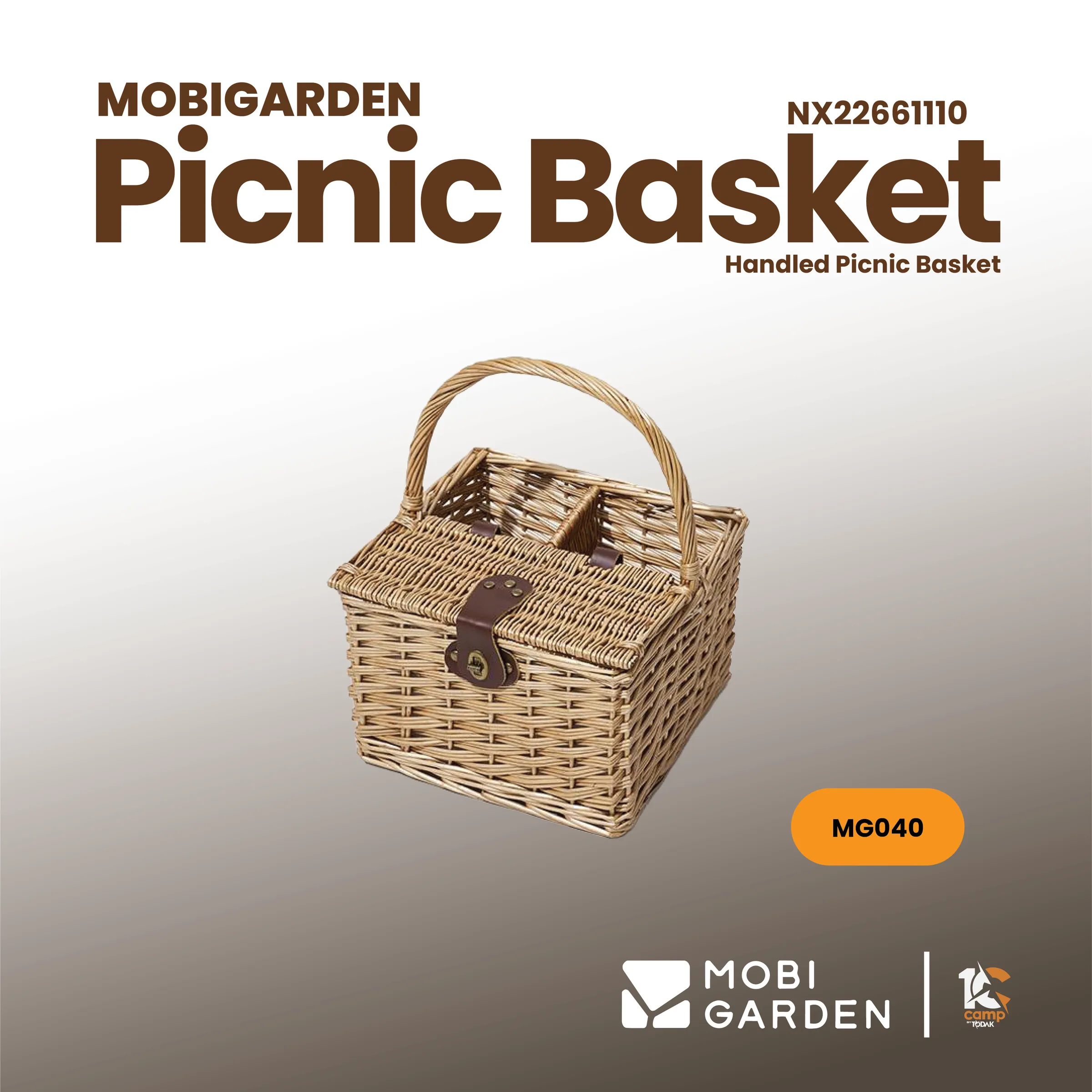 Bakul Picnic Berpemegang Mobi Garden
