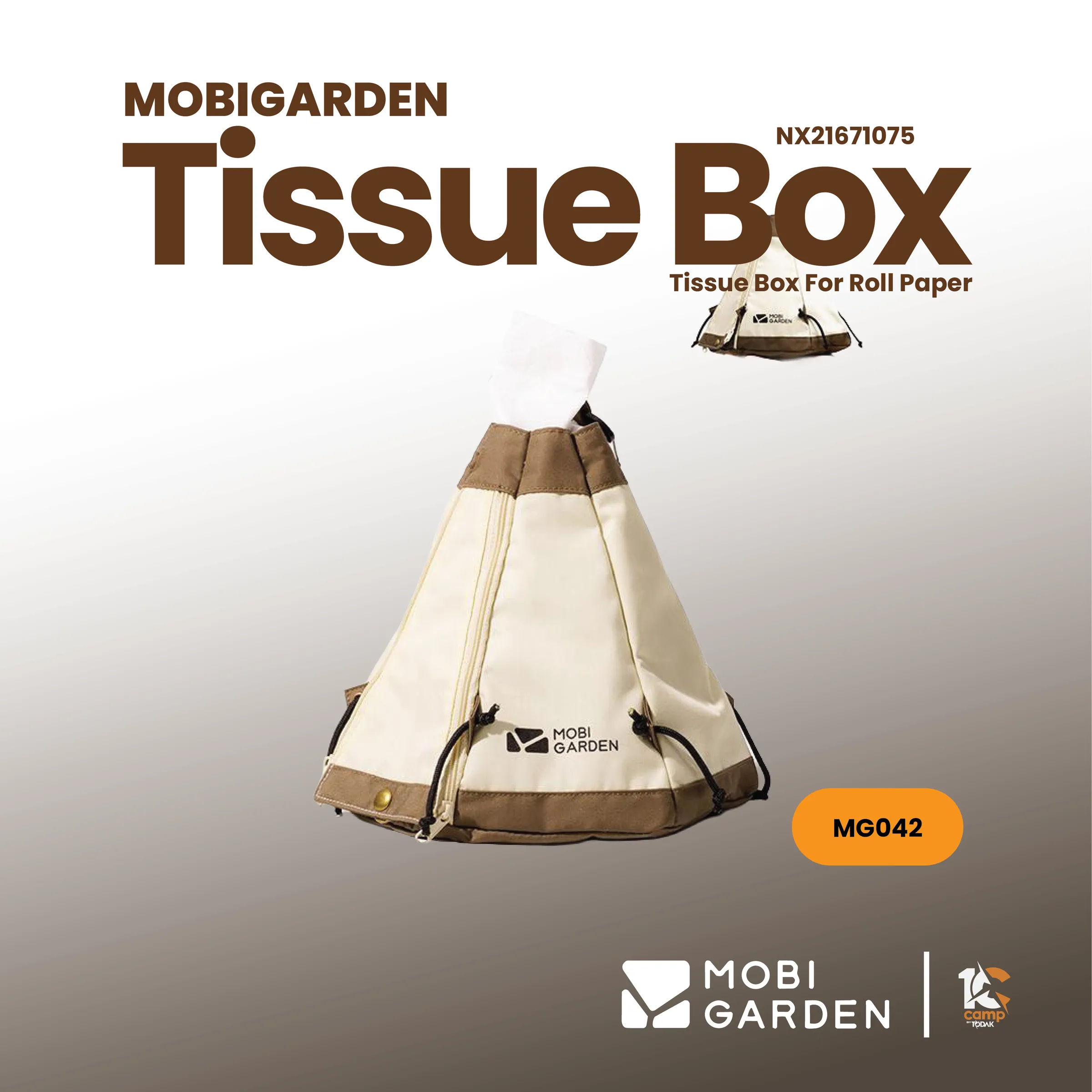 Kotak Tisu Roll Mobi Garden