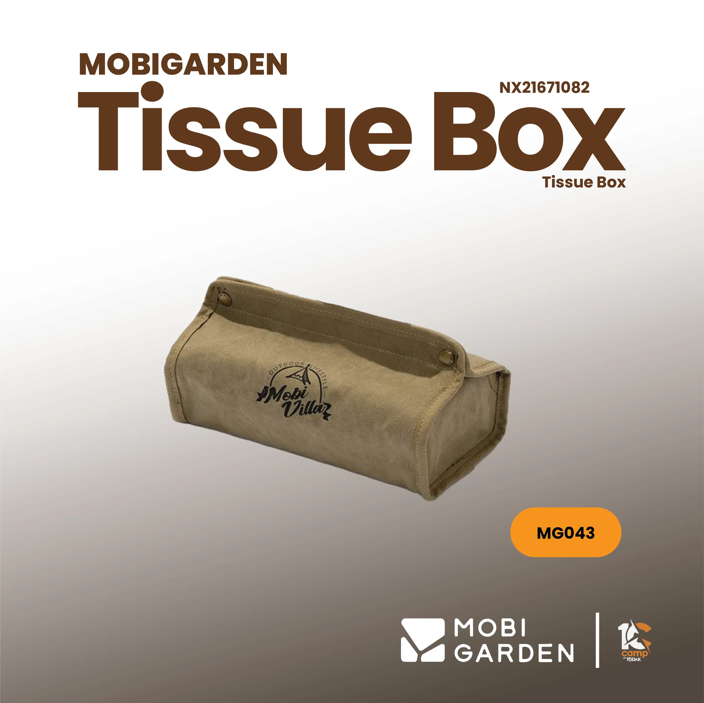 Kotak Tisu Mobi Garden