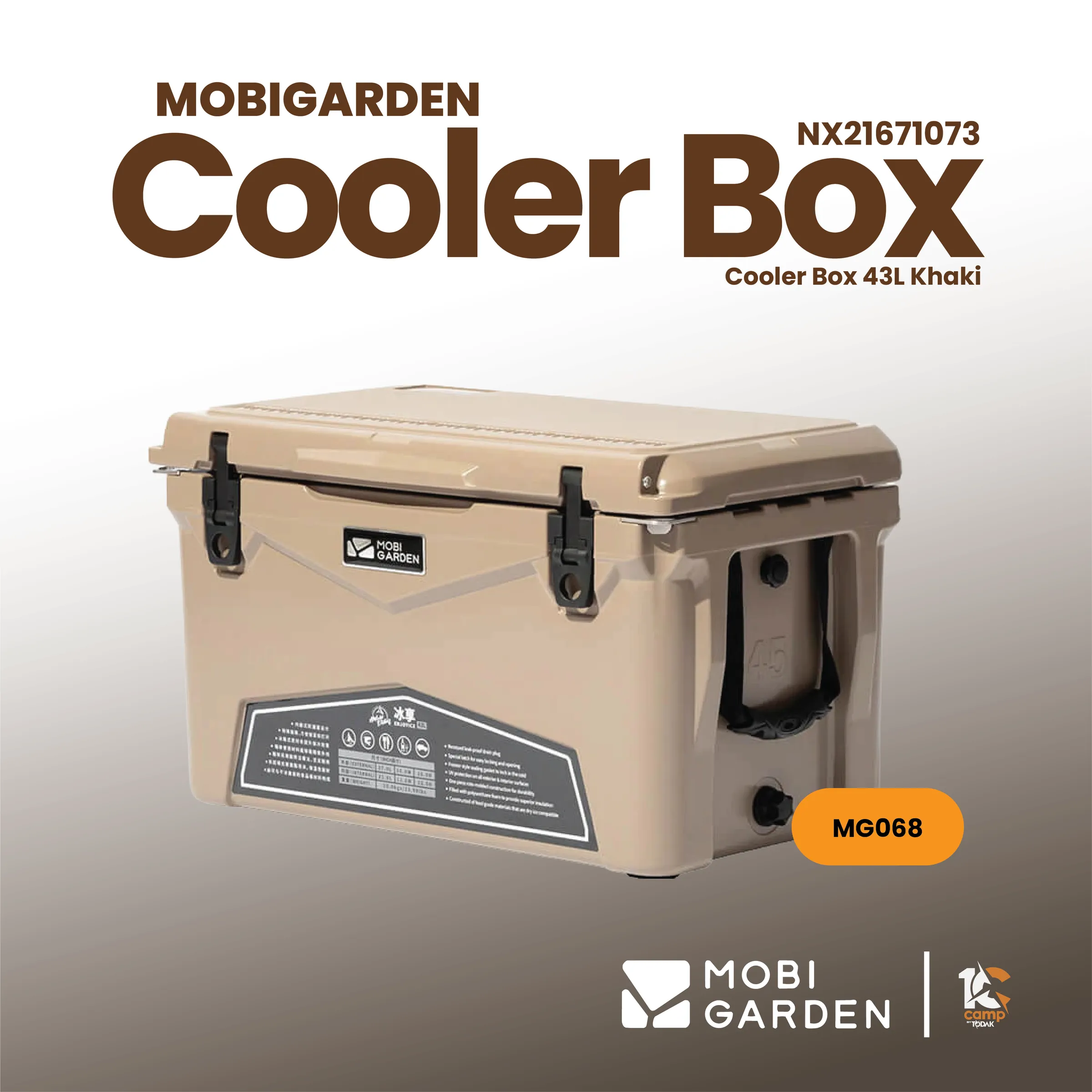 Cooler Box Mobi Garden Bingxiang 43L