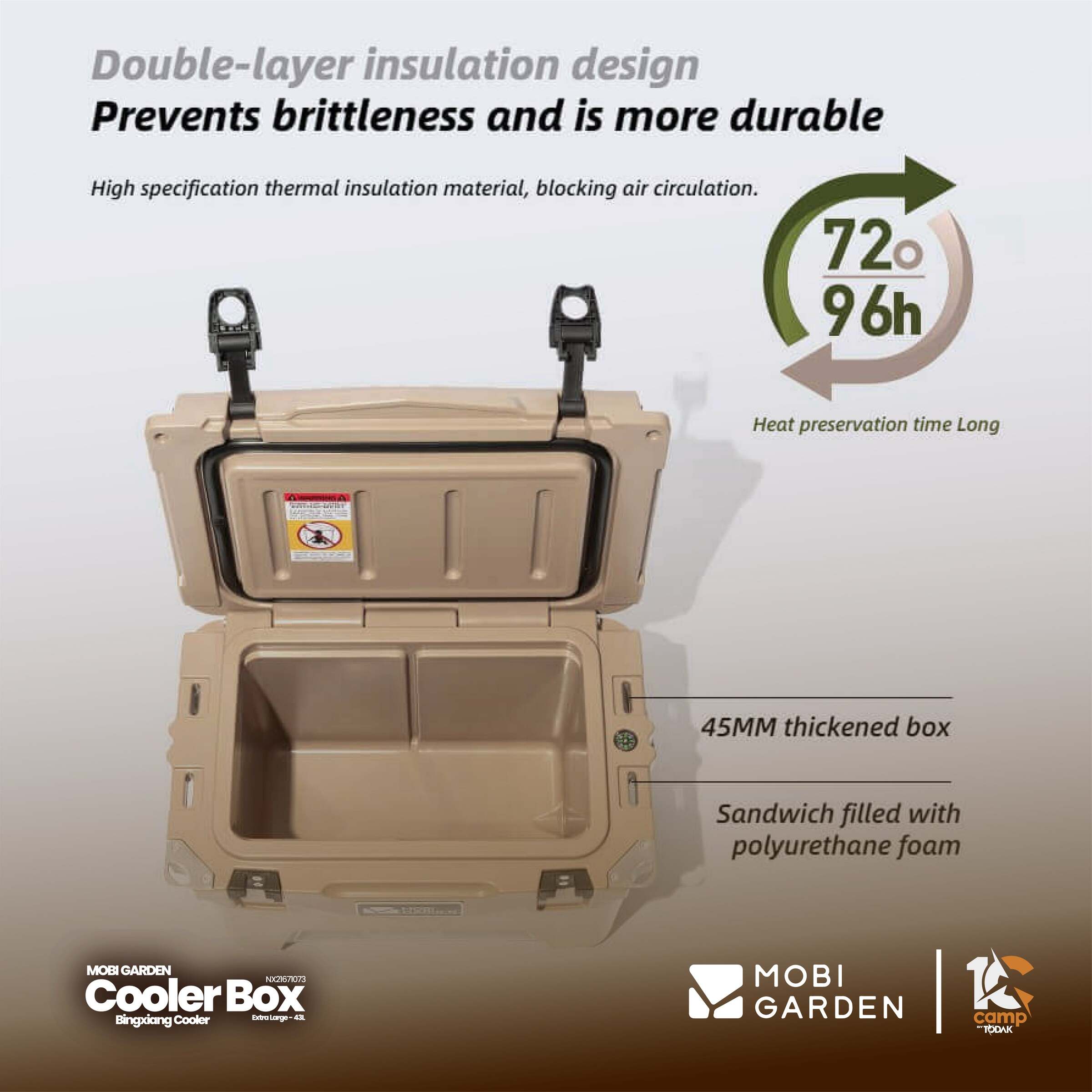 Cooler Box Mobi Garden Bingxiang 43L
