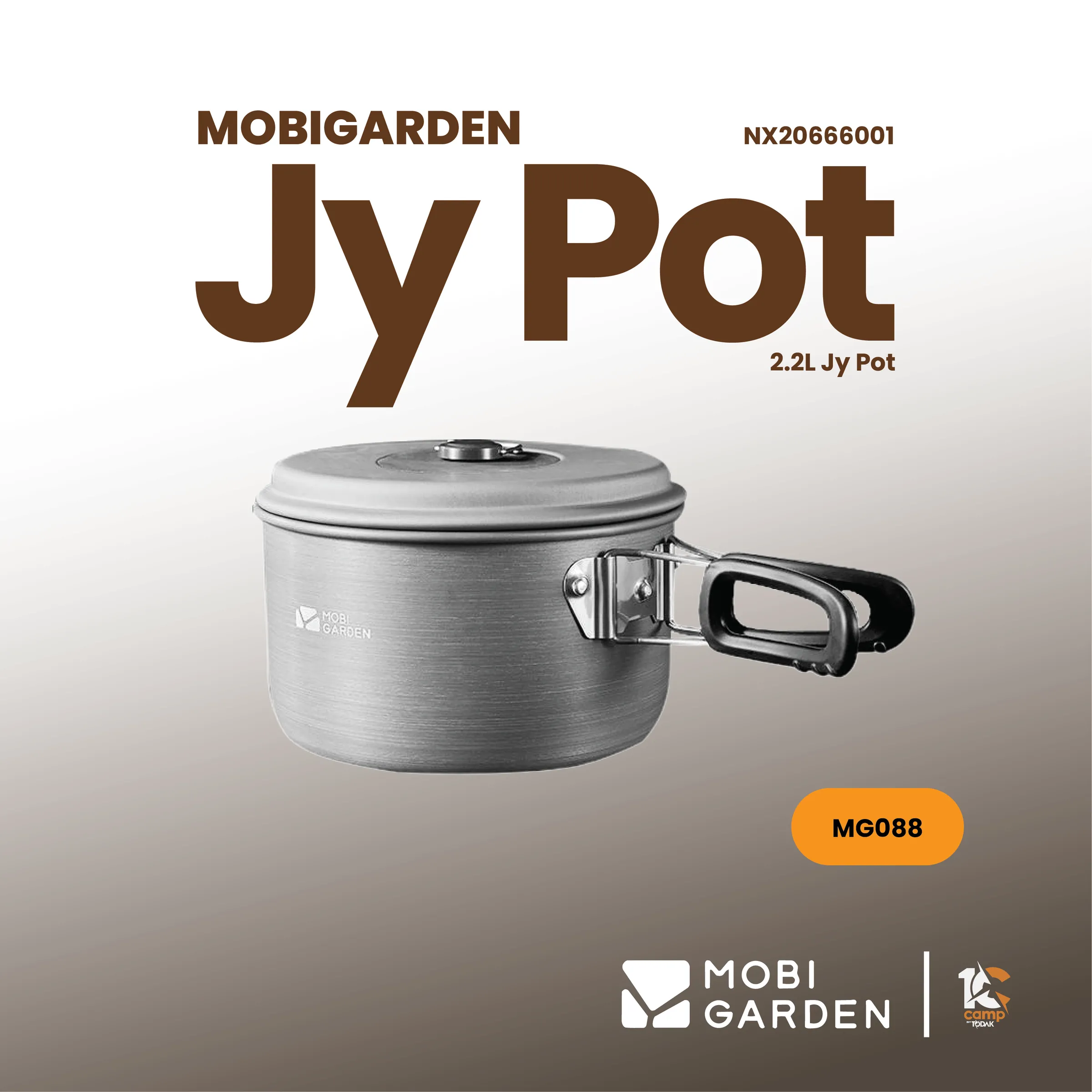 Periuk Camping Mobi Garden JY 2.2L