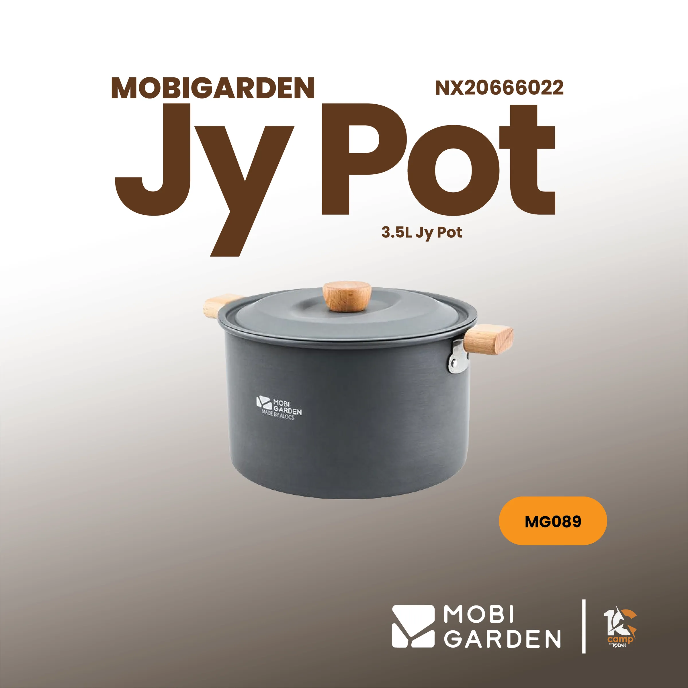 Periuk Camping Mobi Garden JY 3.5L