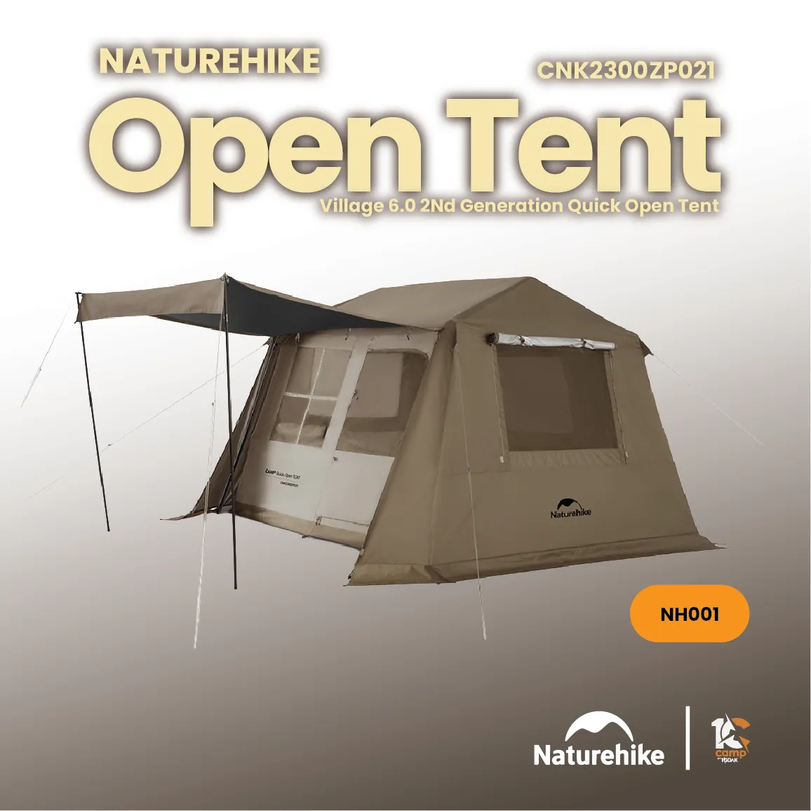 Khemah Naturehike Village 6.0 Gen 2