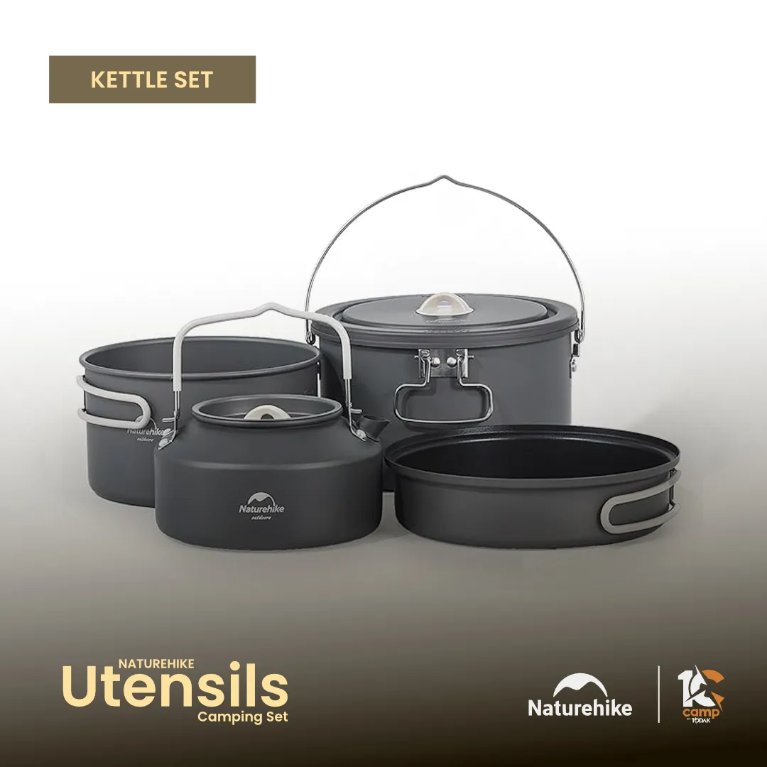 Set Cerek Camping Aluminium Naturehike