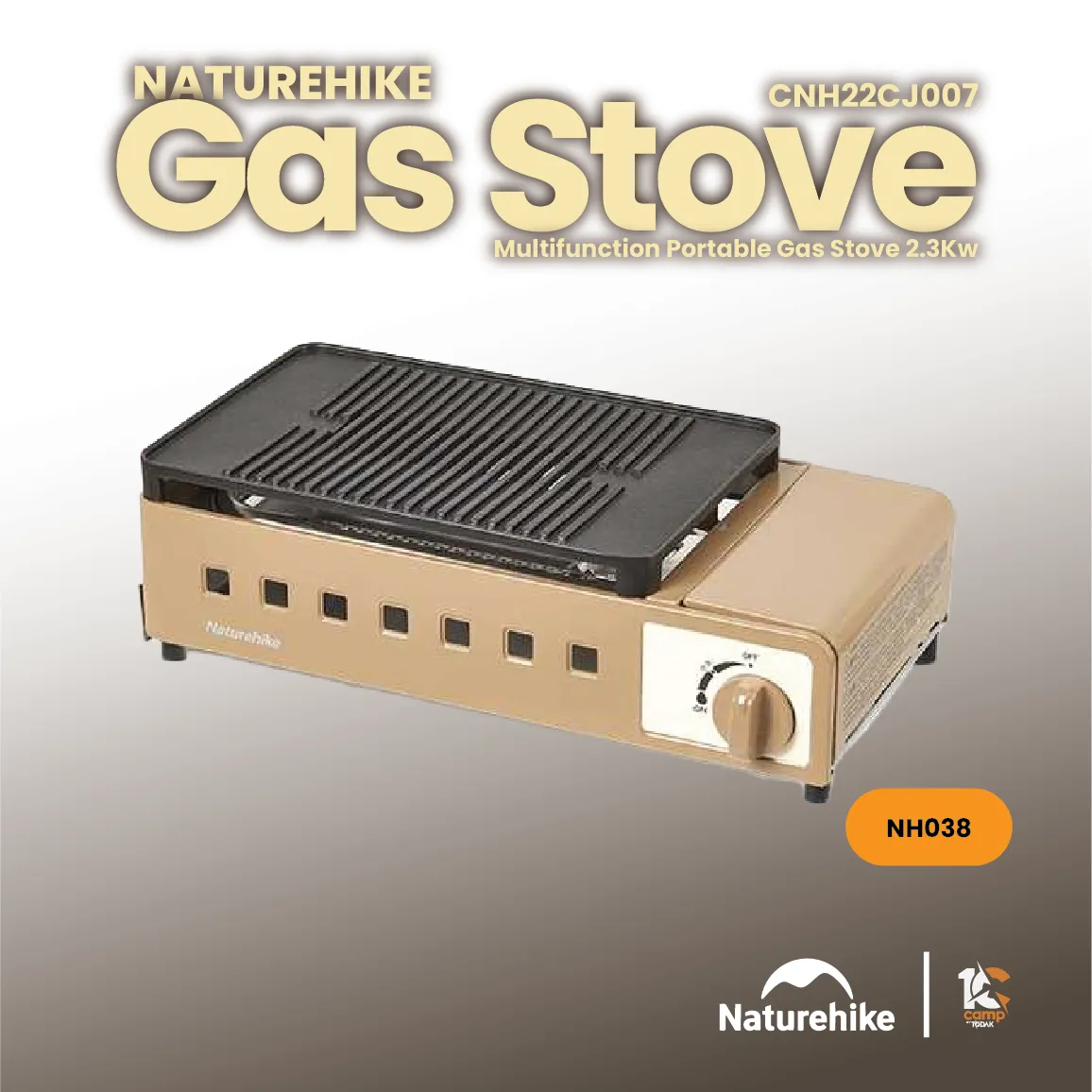 Dapur Gas Multifungsi Naturehike 2.3kW