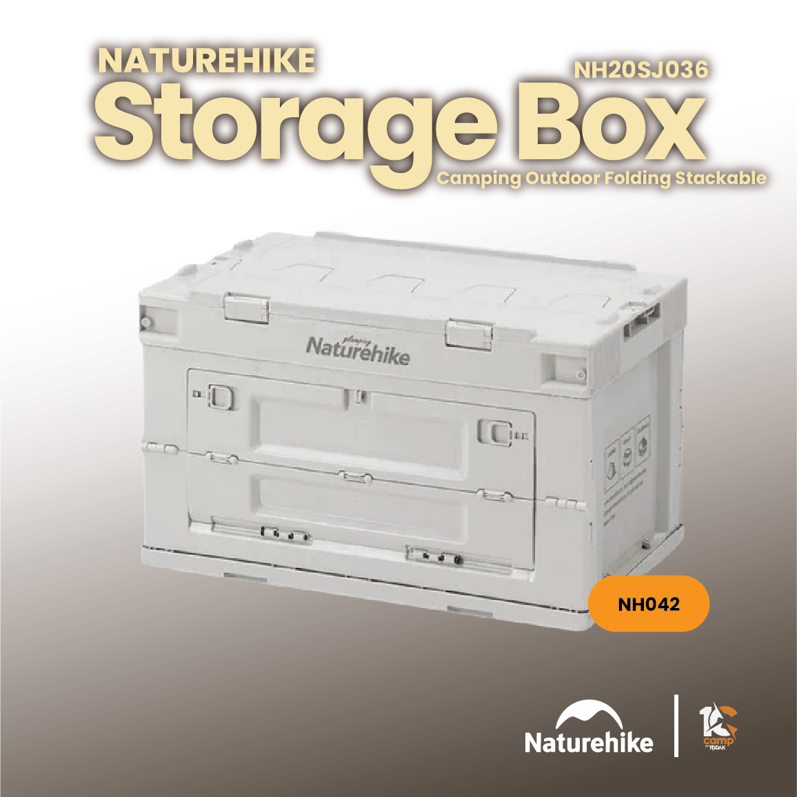 Kotak Lipat Boleh Susun Naturehike 50L